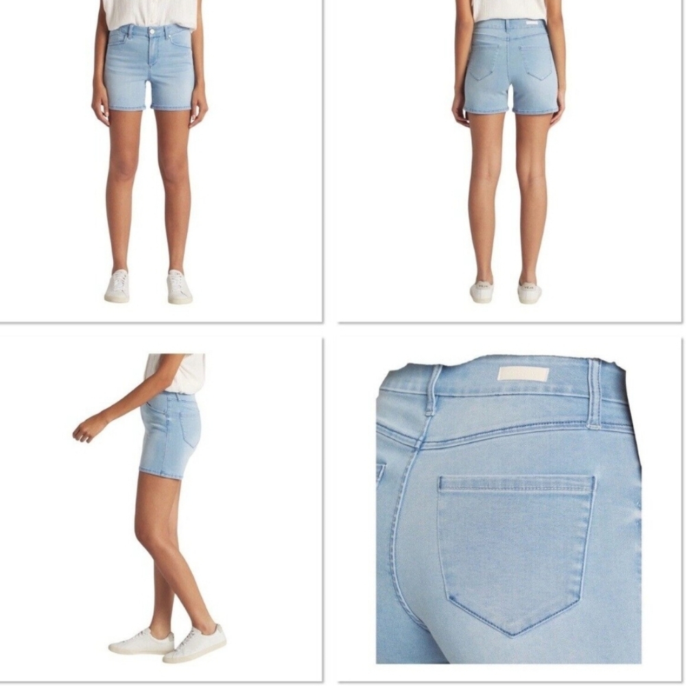 1822 Denim,NWBetter Butter Light Blue Wash Denim High Rise Shorts Size 24W